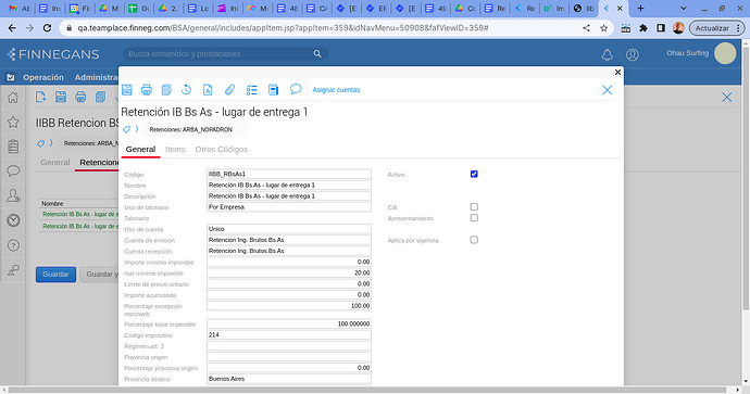 instructivo act minimos arba 1