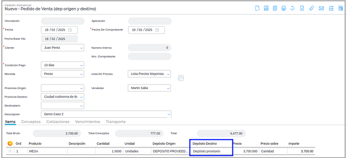 Caso 2 - PDVT - Demo