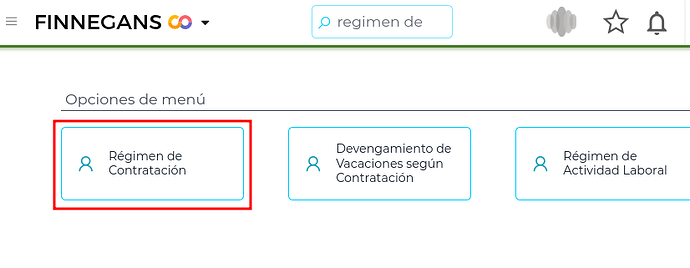 Régimen de Contratación