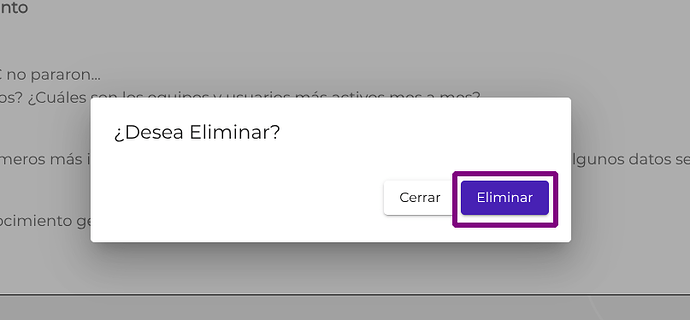 Eliminar