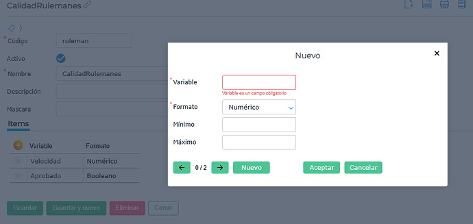 Nuevo tipo de control de calidad