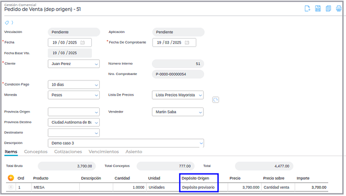 Caso 3 - PDVT - Demo