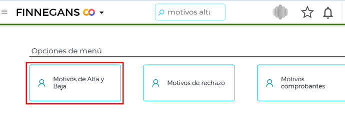 Motivos de Alta y Baja