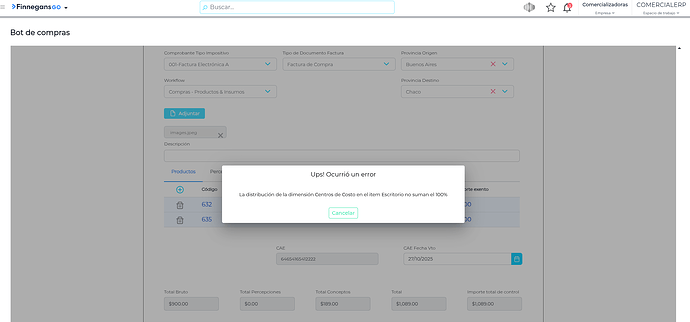 Dimensiones al Bot (PRD)