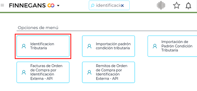 Identificación Tributaria