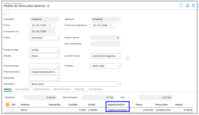 Caso 5 - PDVT - Demo