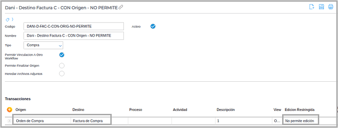 Workflow3 no Permite