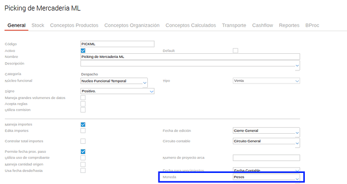 Configuracion de Remito1