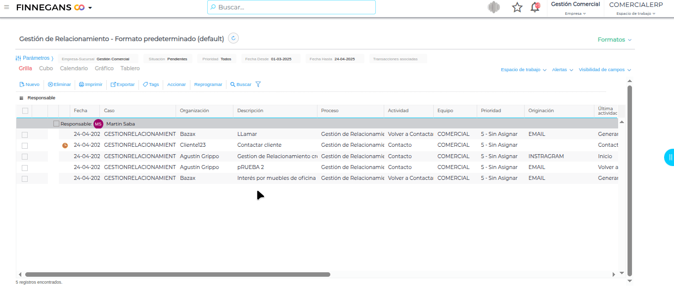 Editar Campo Proximo dato